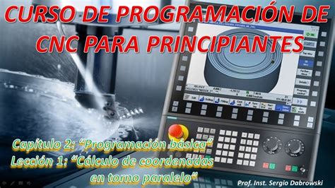 curso de torno cnc a distancia|programación de tornos.